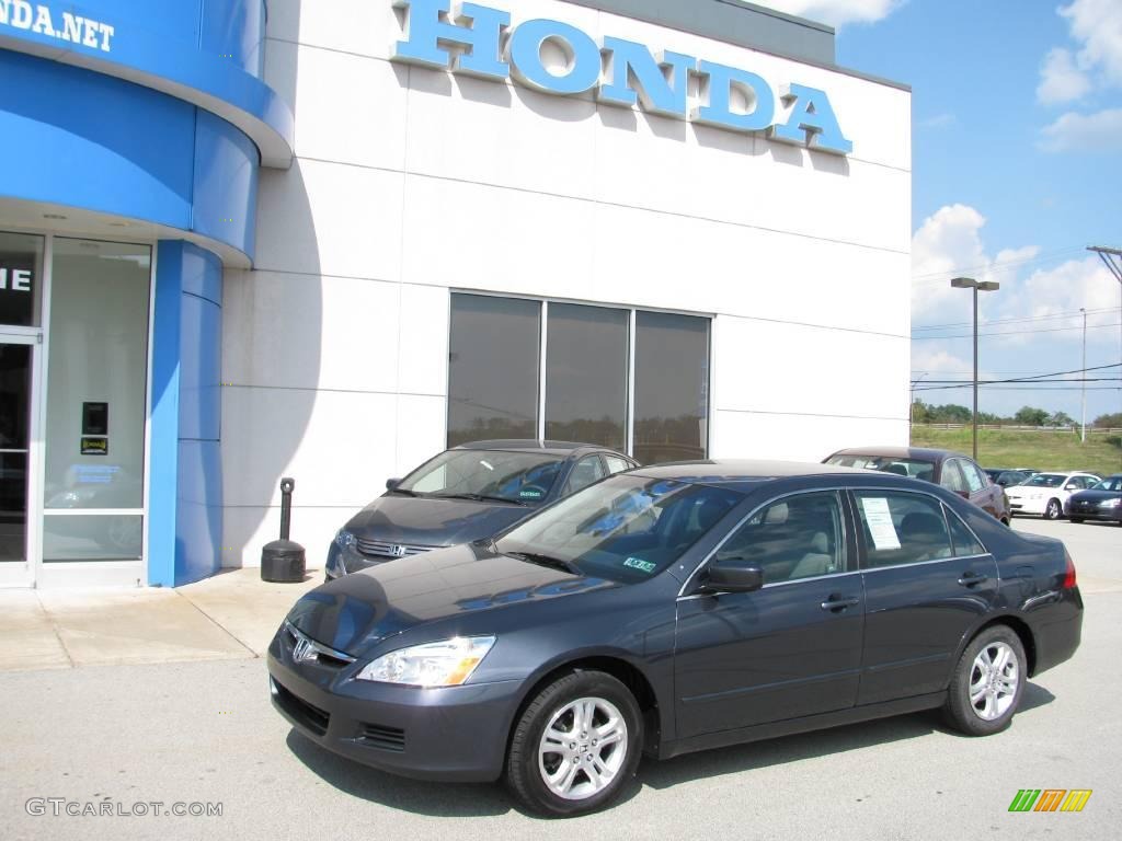 2007 Accord SE Sedan - Graphite Pearl / Gray photo #1