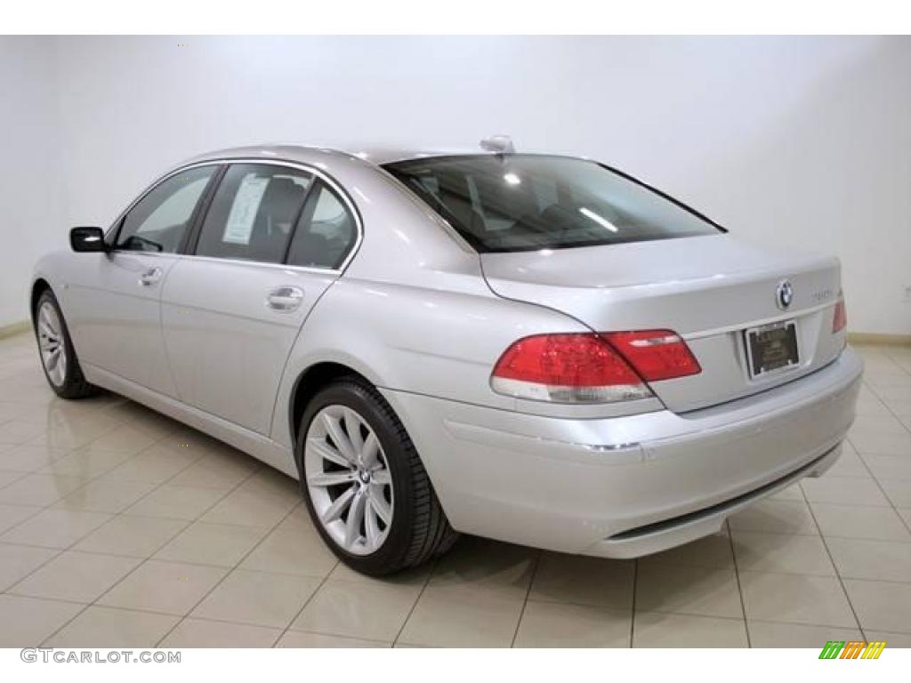 2008 7 Series 750Li Sedan - Titanium Silver Metallic / Black photo #5