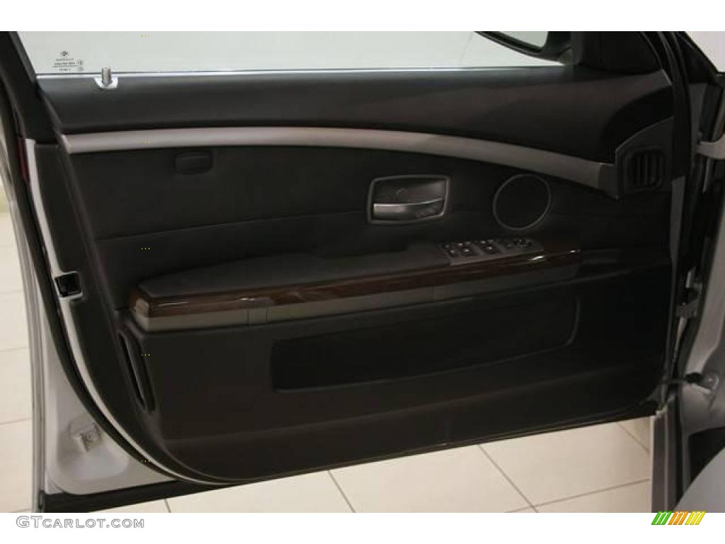 2008 7 Series 750Li Sedan - Titanium Silver Metallic / Black photo #8