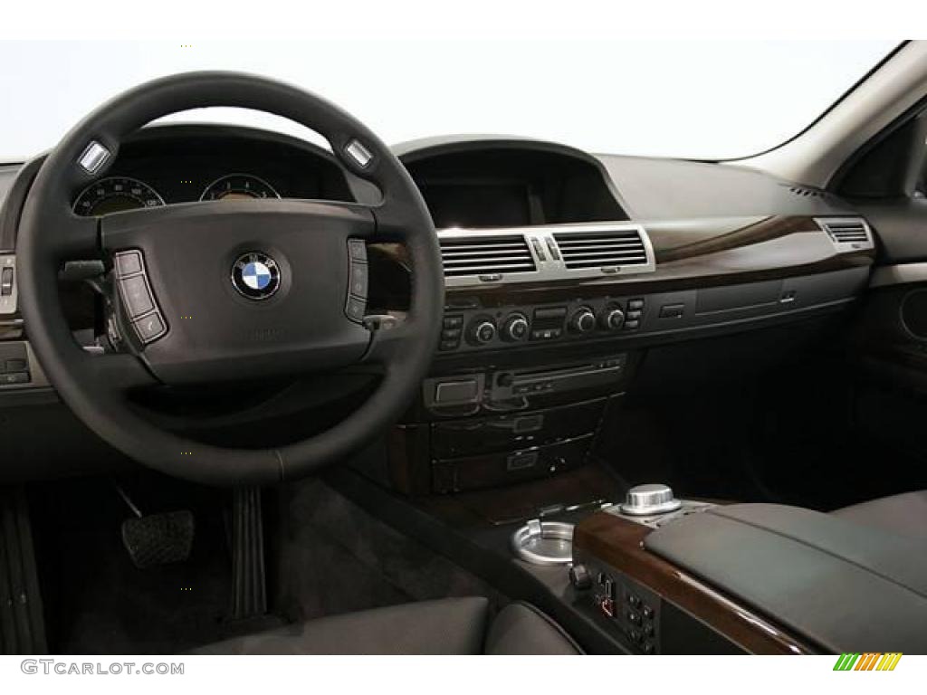 2008 7 Series 750Li Sedan - Titanium Silver Metallic / Black photo #14