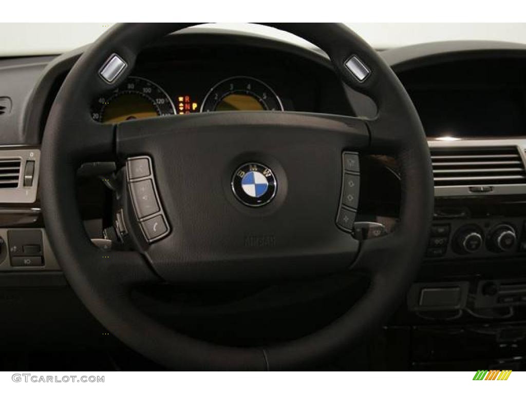 2008 7 Series 750Li Sedan - Titanium Silver Metallic / Black photo #15
