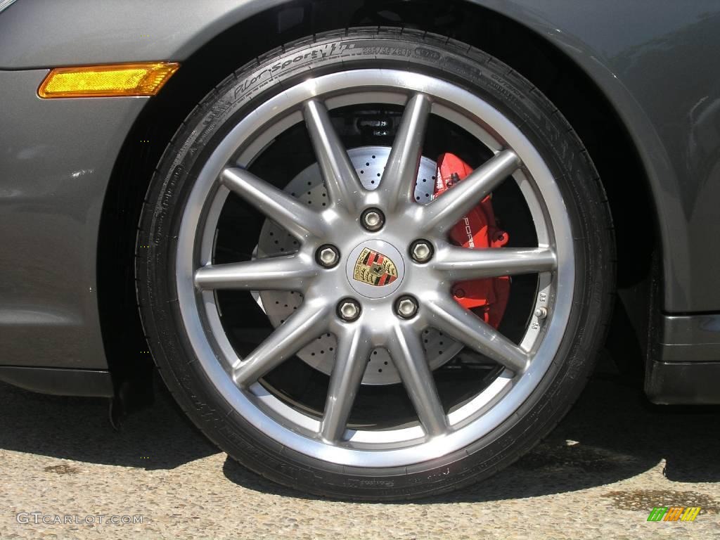 2007 911 Carrera 4S Cabriolet - Slate Grey Metallic / Black photo #8