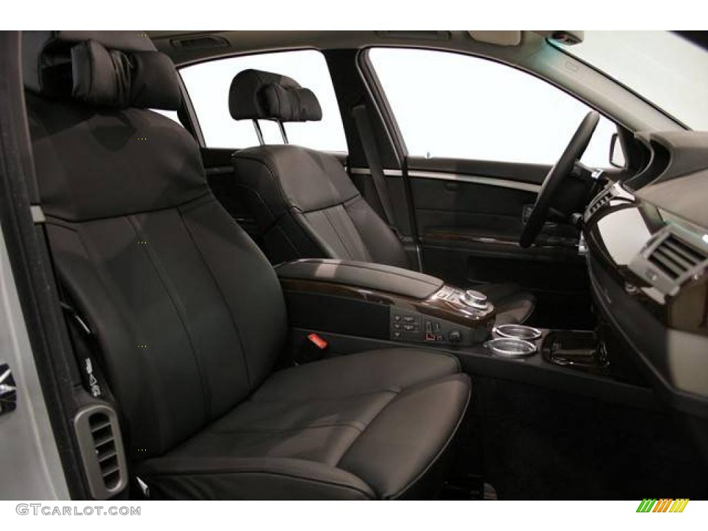 2008 7 Series 750Li Sedan - Titanium Silver Metallic / Black photo #21