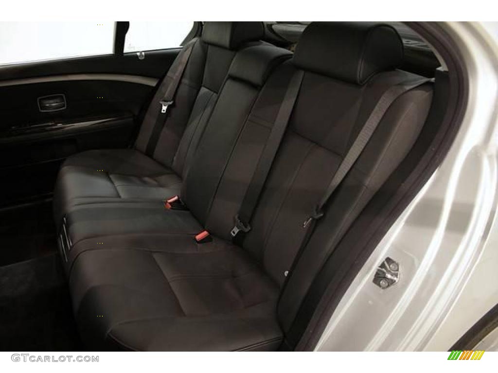 2008 7 Series 750Li Sedan - Titanium Silver Metallic / Black photo #23
