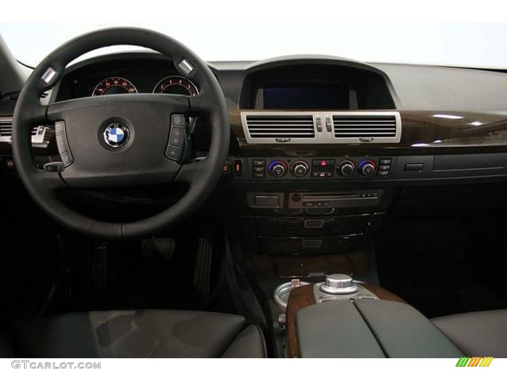 2008 7 Series 750Li Sedan - Titanium Silver Metallic / Black photo #24