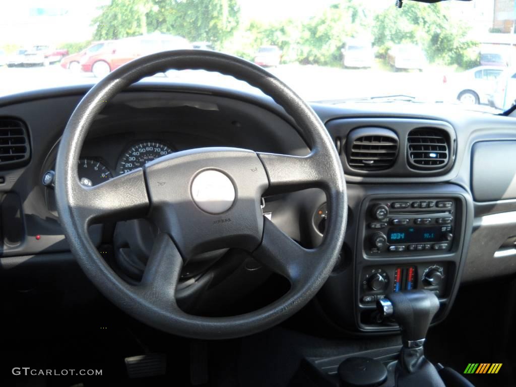 2006 TrailBlazer LS 4x4 - Silver Blue Metallic / Light Cashmere/Ebony photo #11