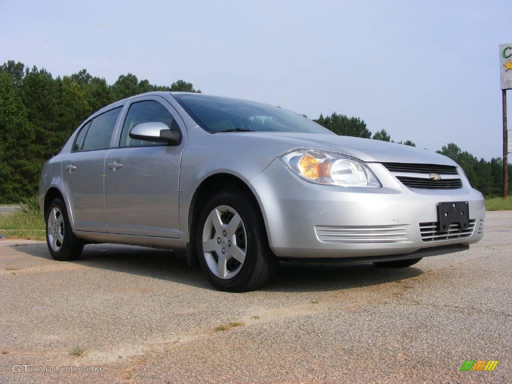 2007 Cobalt LS Sedan - Summit White / Gray photo #4