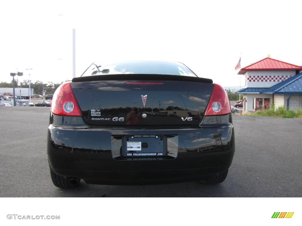 2007 G6 V6 Sedan - Black / Ebony photo #7