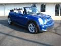 2006 Hyper Blue Metallic Mini Cooper S Convertible  photo #7