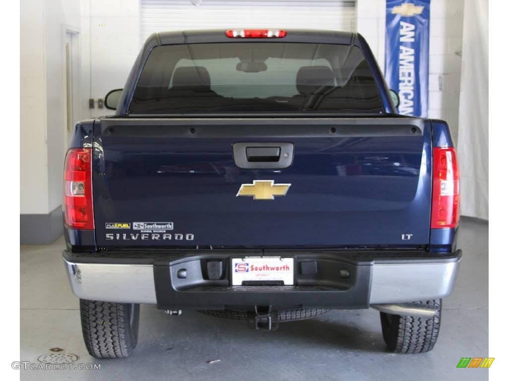 2009 Silverado 1500 LT Z71 Crew Cab 4x4 - Imperial Blue Metallic / Ebony photo #3