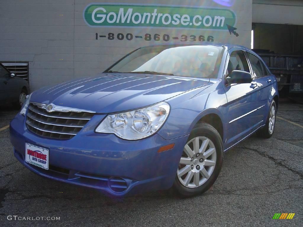 2008 Sebring LX Sedan - Marathon Blue Pearl / Dark Slate Gray/Light Slate Gray photo #1