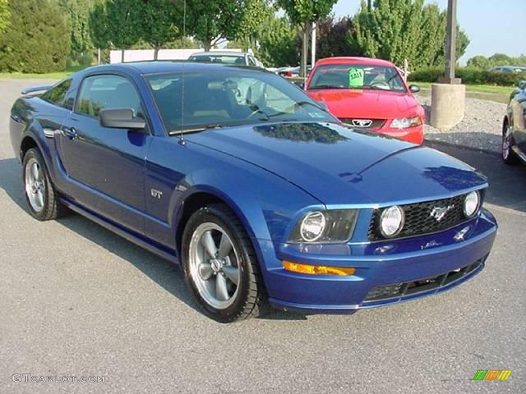 2006 Mustang GT Deluxe Coupe - Vista Blue Metallic / Dark Charcoal photo #6