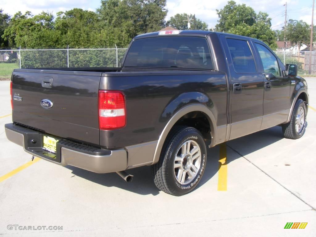 2006 F150 Lariat SuperCrew - Dark Stone Metallic / Tan photo #3