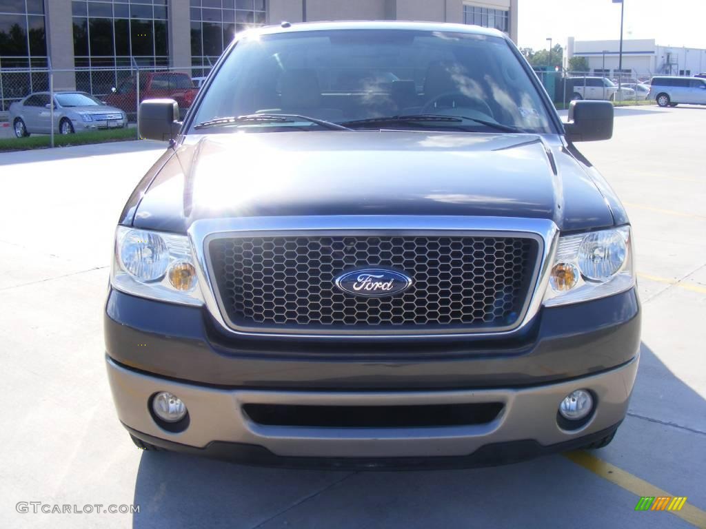 2006 F150 Lariat SuperCrew - Dark Stone Metallic / Tan photo #8