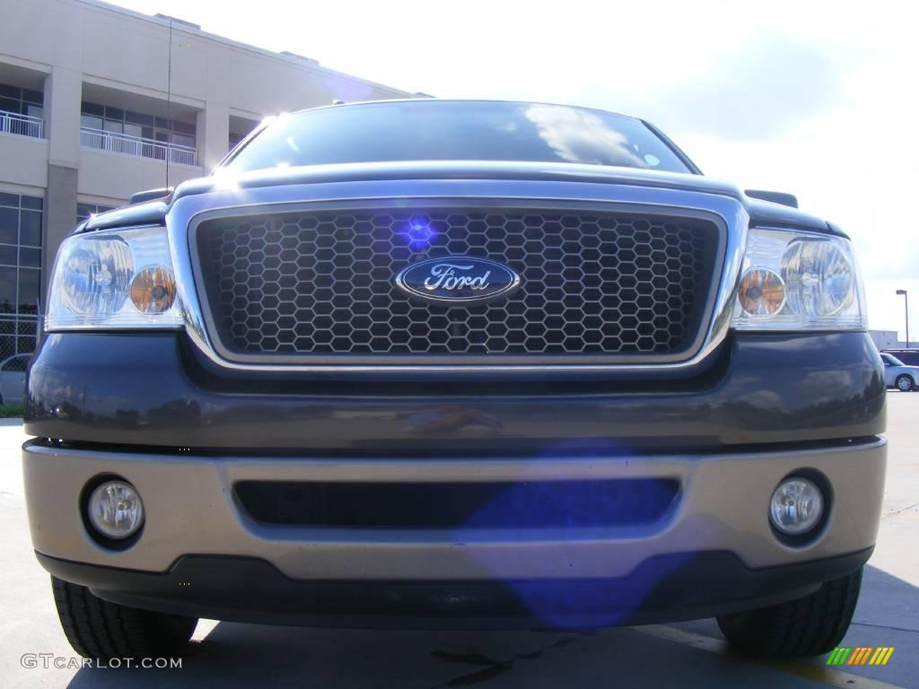 2006 F150 Lariat SuperCrew - Dark Stone Metallic / Tan photo #9