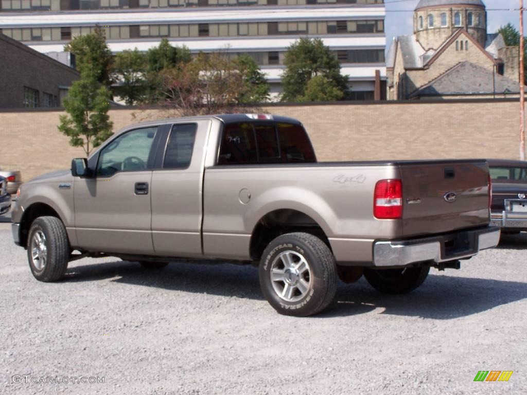 2006 F150 XLT SuperCab 4x4 - Arizona Beige Metallic / Tan photo #2