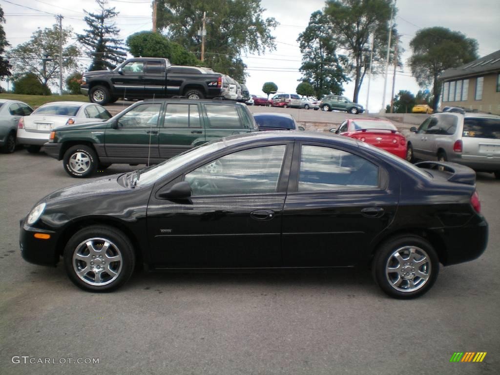 2005 Neon SXT - Black / Dark Slate Gray photo #6