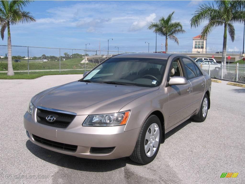 2007 Sonata GLS - Golden Beige / Beige photo #1