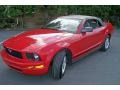 2008 Torch Red Ford Mustang V6 Deluxe Convertible  photo #24