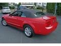 2008 Torch Red Ford Mustang V6 Deluxe Convertible  photo #25
