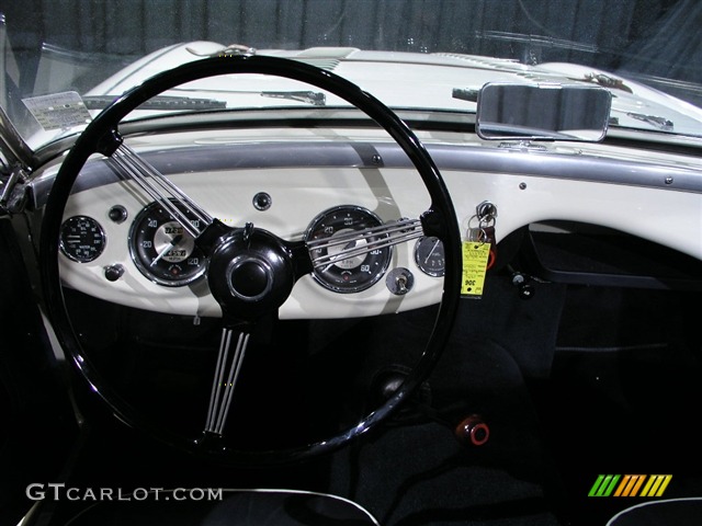 1956 Austin-Healey 100M LeMans Roadster Blue Dashboard Photo #180121