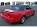 2008 Torch Red Ford Mustang V6 Deluxe Convertible  photo #27
