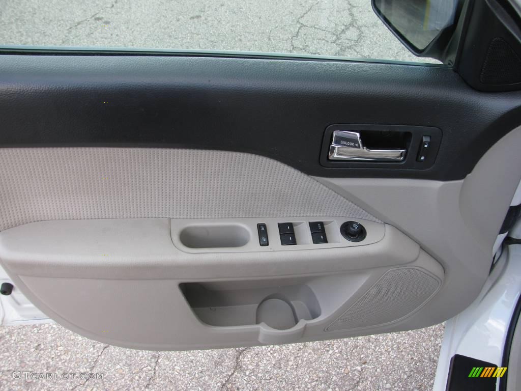 2008 Fusion SEL V6 - White Suede / Camel photo #7