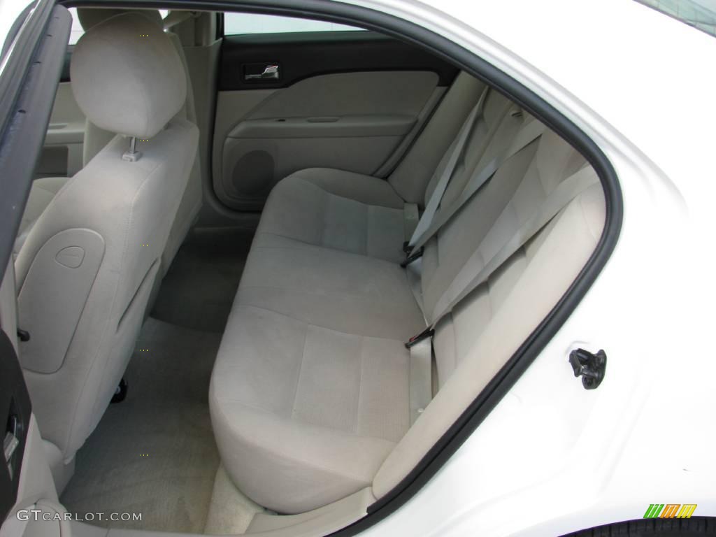 2008 Fusion SEL V6 - White Suede / Camel photo #13