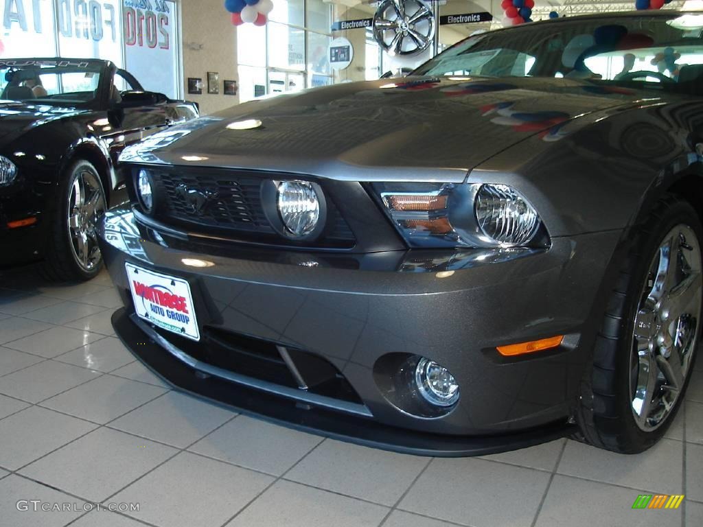 2010 Mustang Roush Stage 1 Coupe - Sterling Grey Metallic / Charcoal Black photo #8
