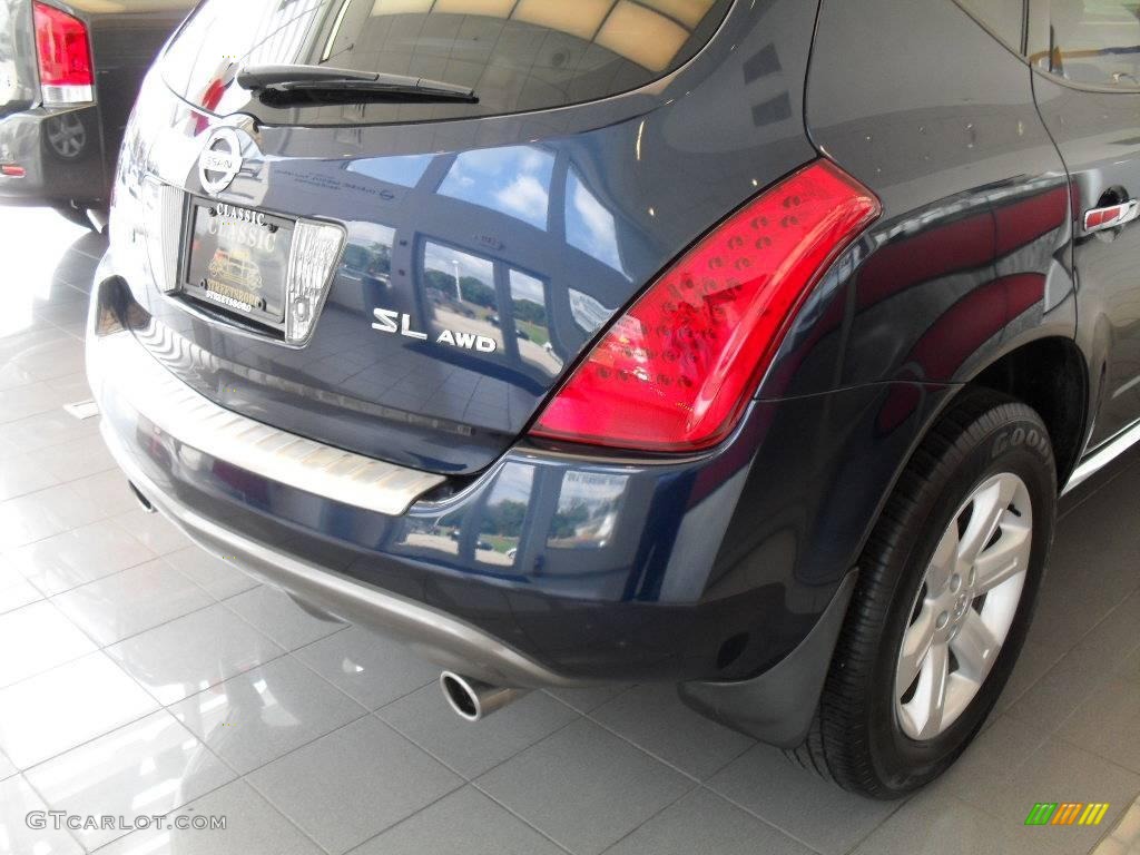 2006 Murano SL AWD - Midnight Blue Pearl / Cafe Latte photo #10