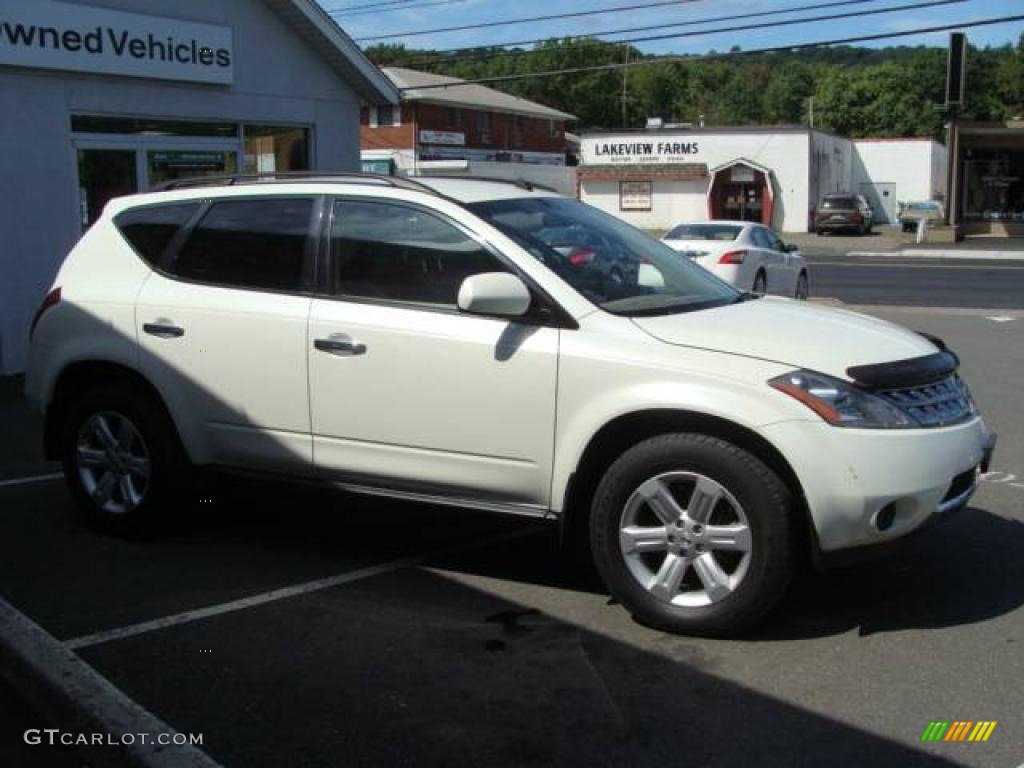 2006 Murano S AWD - Glacier Pearl / Cafe Latte photo #5