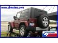 2008 Red Rock Crystal Pearl Jeep Wrangler X 4x4  photo #5