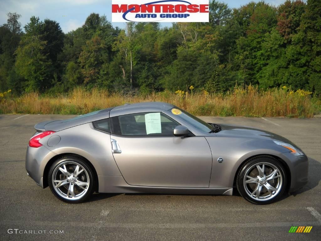 2009 370Z Sport Touring Coupe - Platinum Graphite / Black Leather photo #1