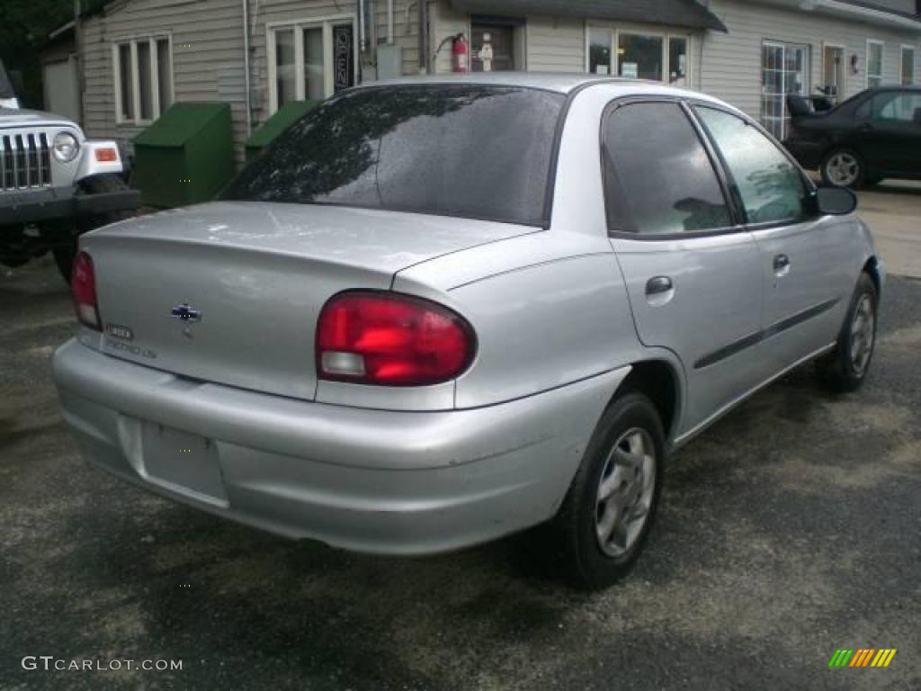 2000 Metro LSi Sedan - Silver Metallic / Gray photo #6