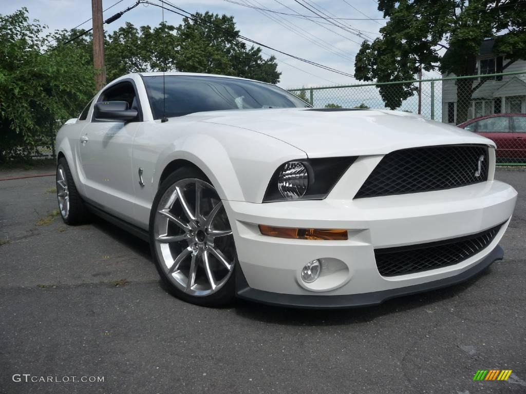 2007 Mustang Shelby GT500 Coupe - Performance White / Black Leather photo #3