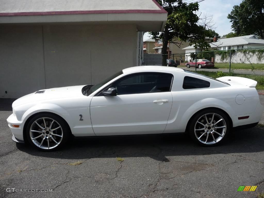 2007 Mustang Shelby GT500 Coupe - Performance White / Black Leather photo #4