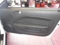 Black Leather 2007 Ford Mustang Shelby GT500 Coupe Door Panel