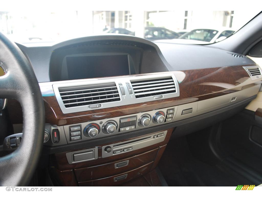 2006 7 Series 750Li Sedan - Monaco Blue Metallic / Beige Nasca Leather photo #12