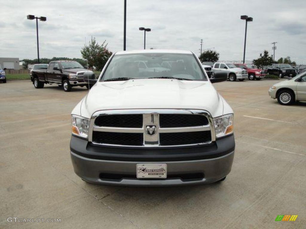 2009 Ram 1500 ST Quad Cab 4x4 - Stone White / Dark Slate/Medium Graystone photo #7