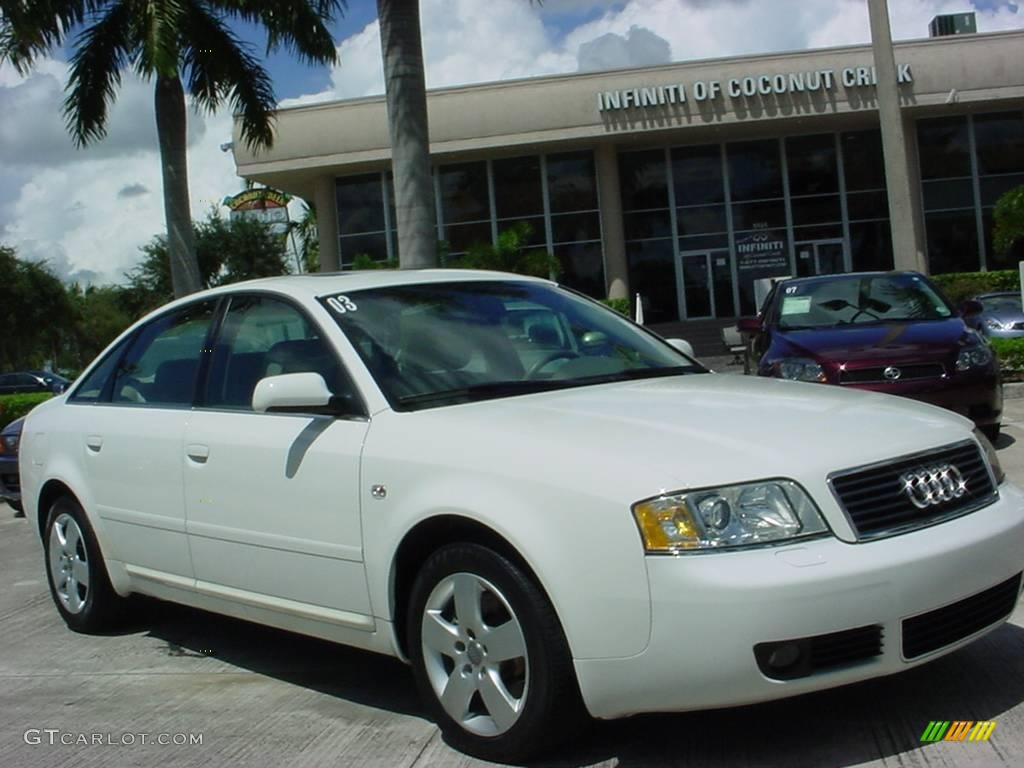 Polar White Audi A6