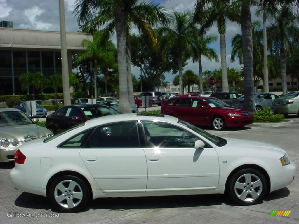 2003 A6 3.0 Sedan - Polar White / Beige photo #2