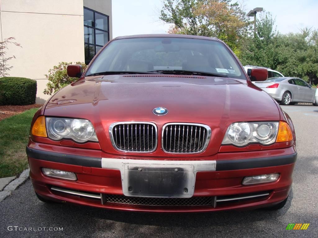 2001 3 Series 330i Sedan - Siena Red Metallic / Sand photo #2