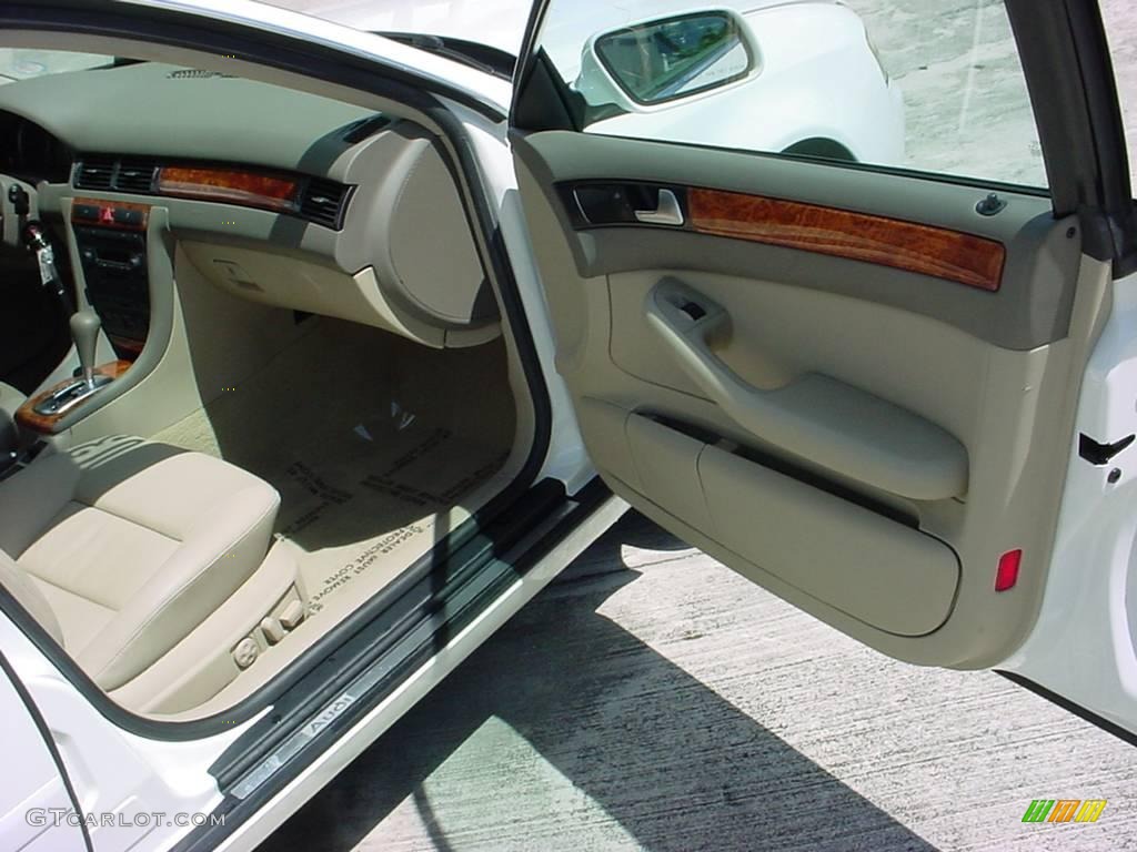 2003 A6 3.0 Sedan - Polar White / Beige photo #12