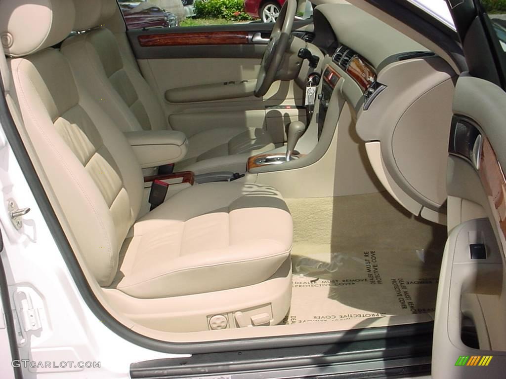 2003 A6 3.0 Sedan - Polar White / Beige photo #13