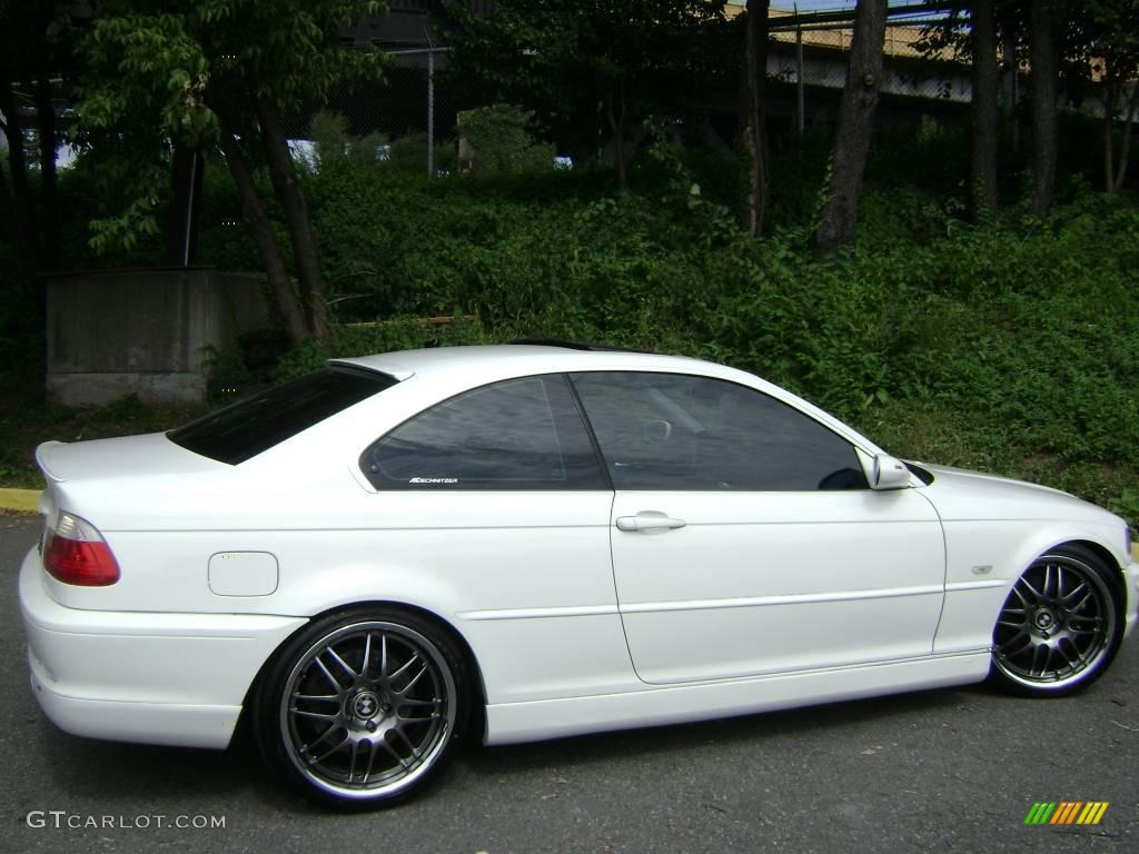 2002 3 Series 330i Coupe - Alpine White / Black photo #18