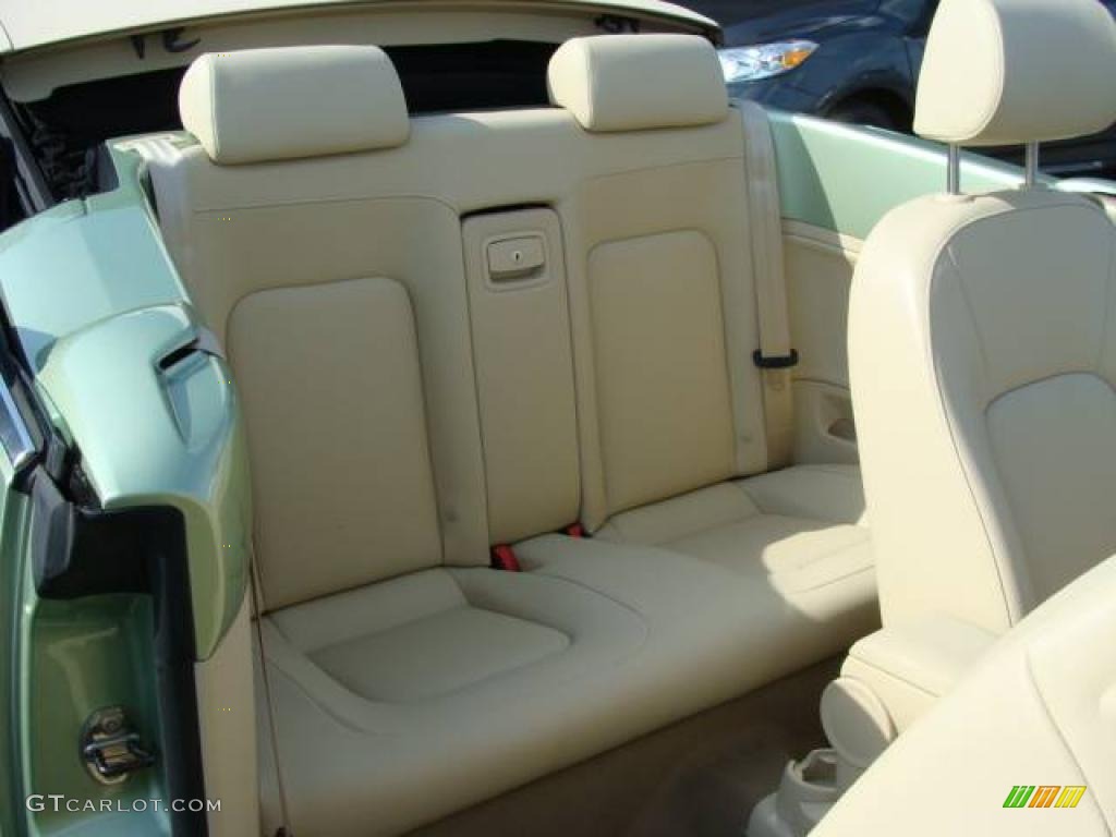 2008 New Beetle SE Convertible - Gecko Green / Cream Beige photo #13