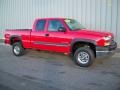 2005 Victory Red Chevrolet Silverado 2500HD LS Extended Cab 4x4  photo #1