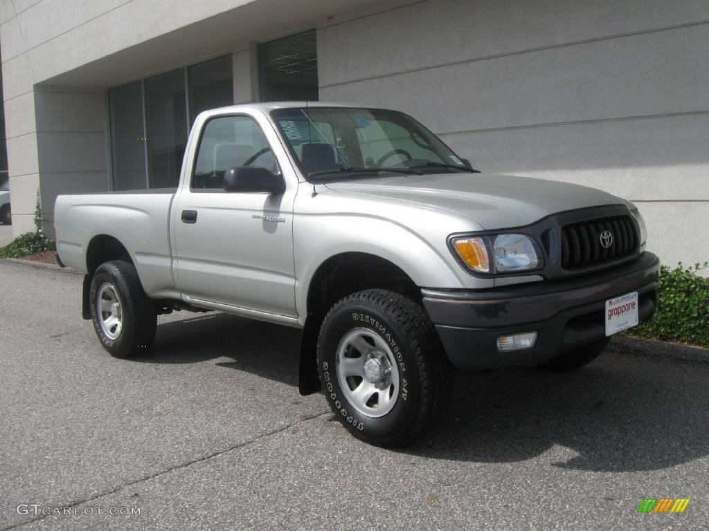 2004 Tacoma Regular Cab 4x4 - Lunar Mist Metallic / Charcoal photo #1