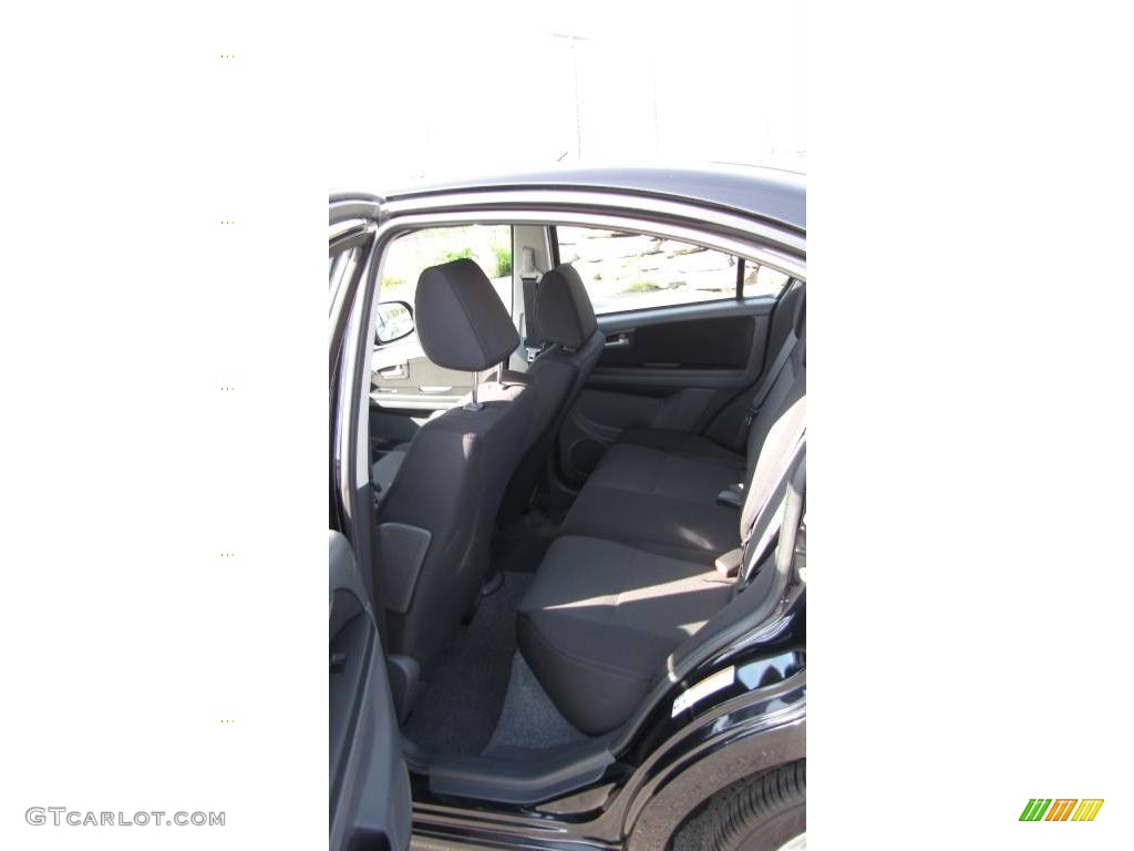 2008 SX4 Sport Sedan - Black Pearl Metallic / Black photo #16
