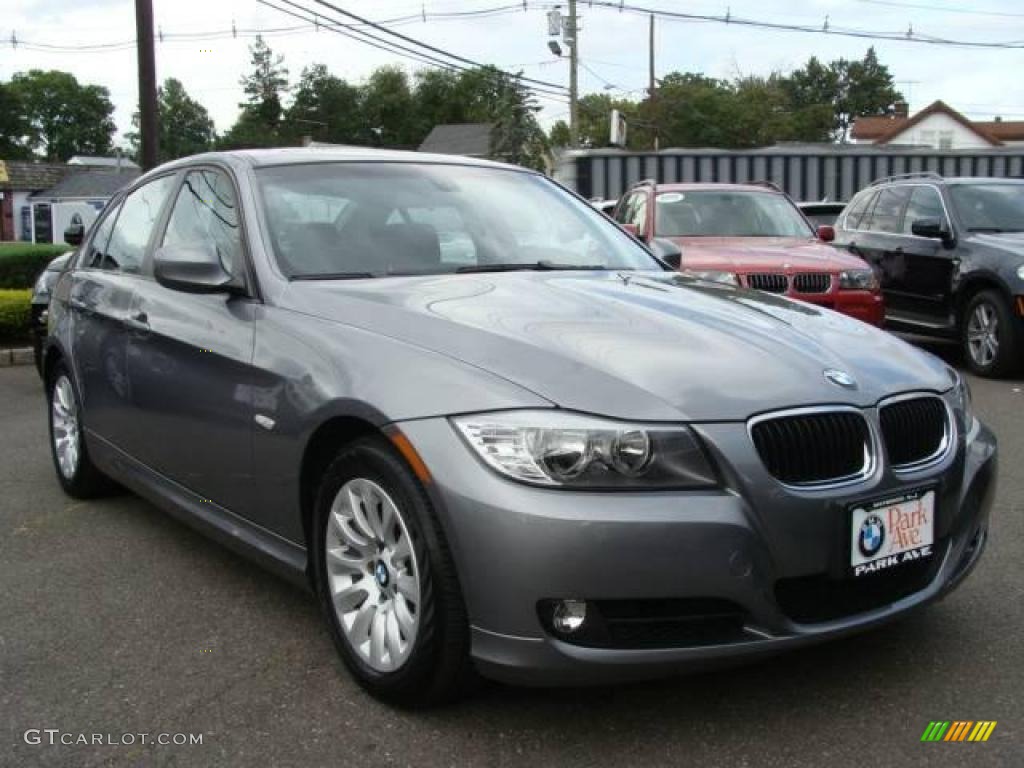 2009 3 Series 328i Sedan - Space Grey Metallic / Black photo #2